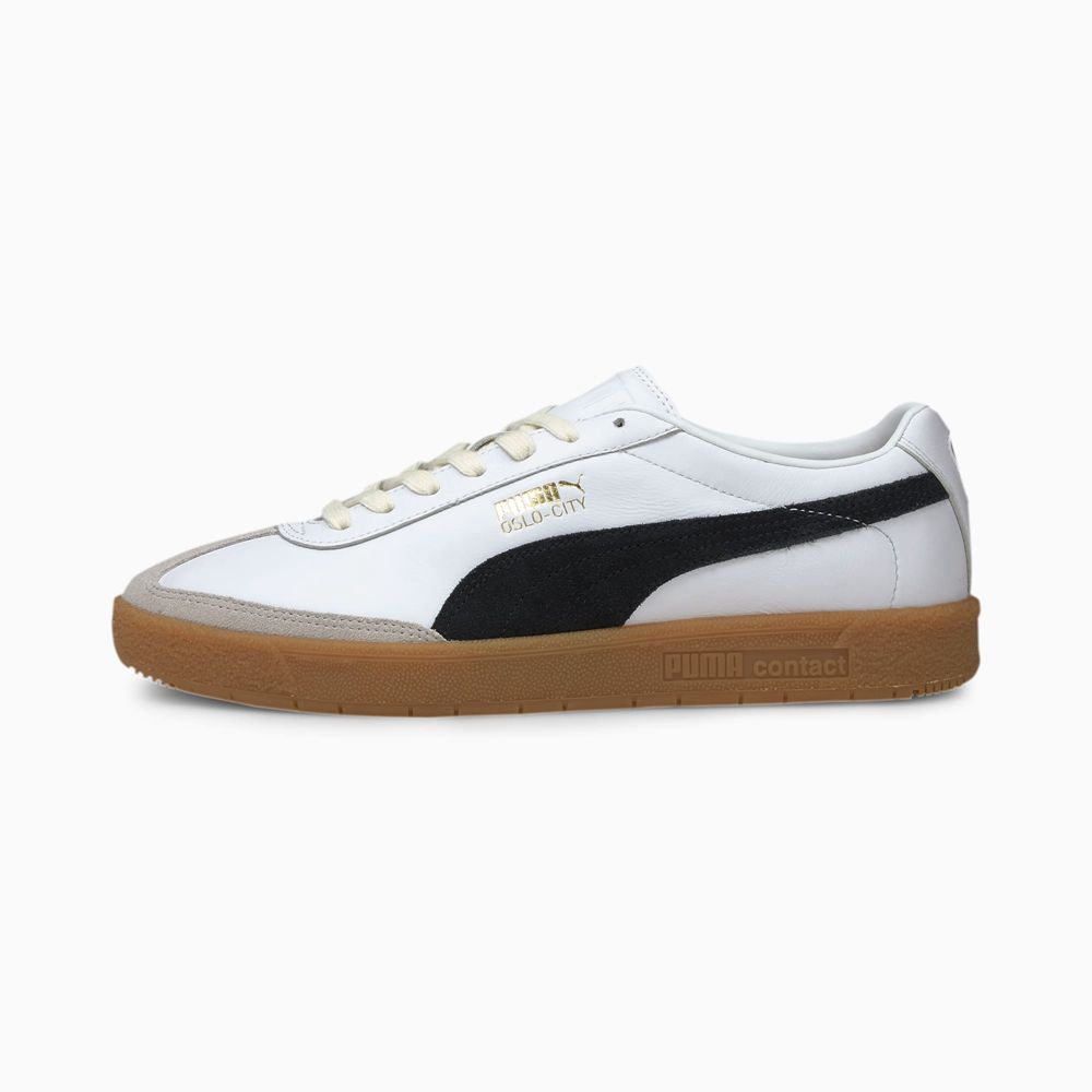 Puma Oslo-City OG Férfi Sportcipő - Fehér/Fekete ( Hungary - IRXNC2948 )